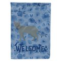 Carolines Treasures 11 x 0.01 x 15 in. Raas Cat Welcome Flag Garden Size CK4955GF